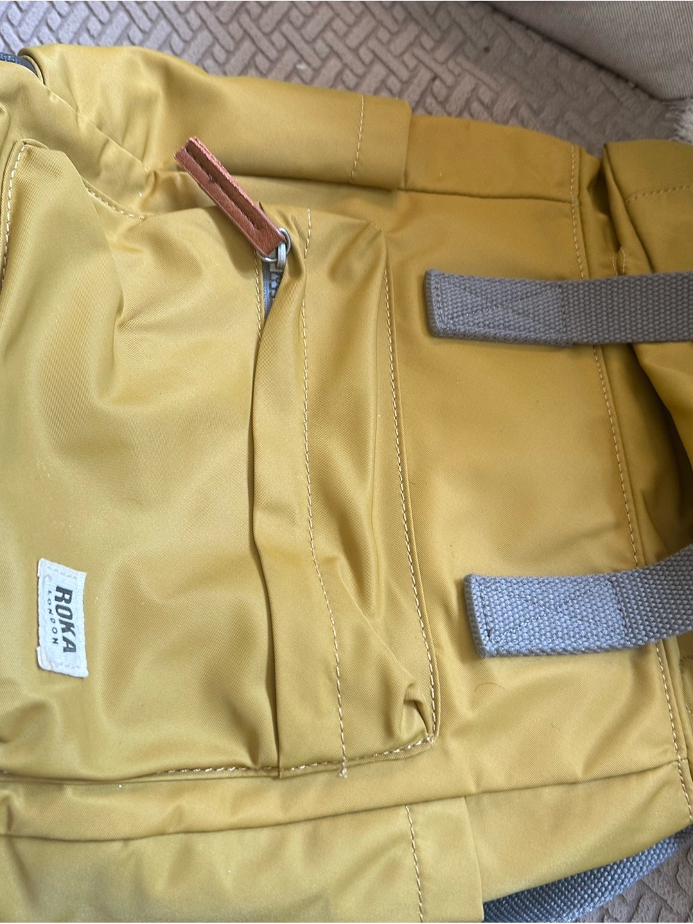 ROKA Canary Yellow Backpack – Women's Casual Daypack